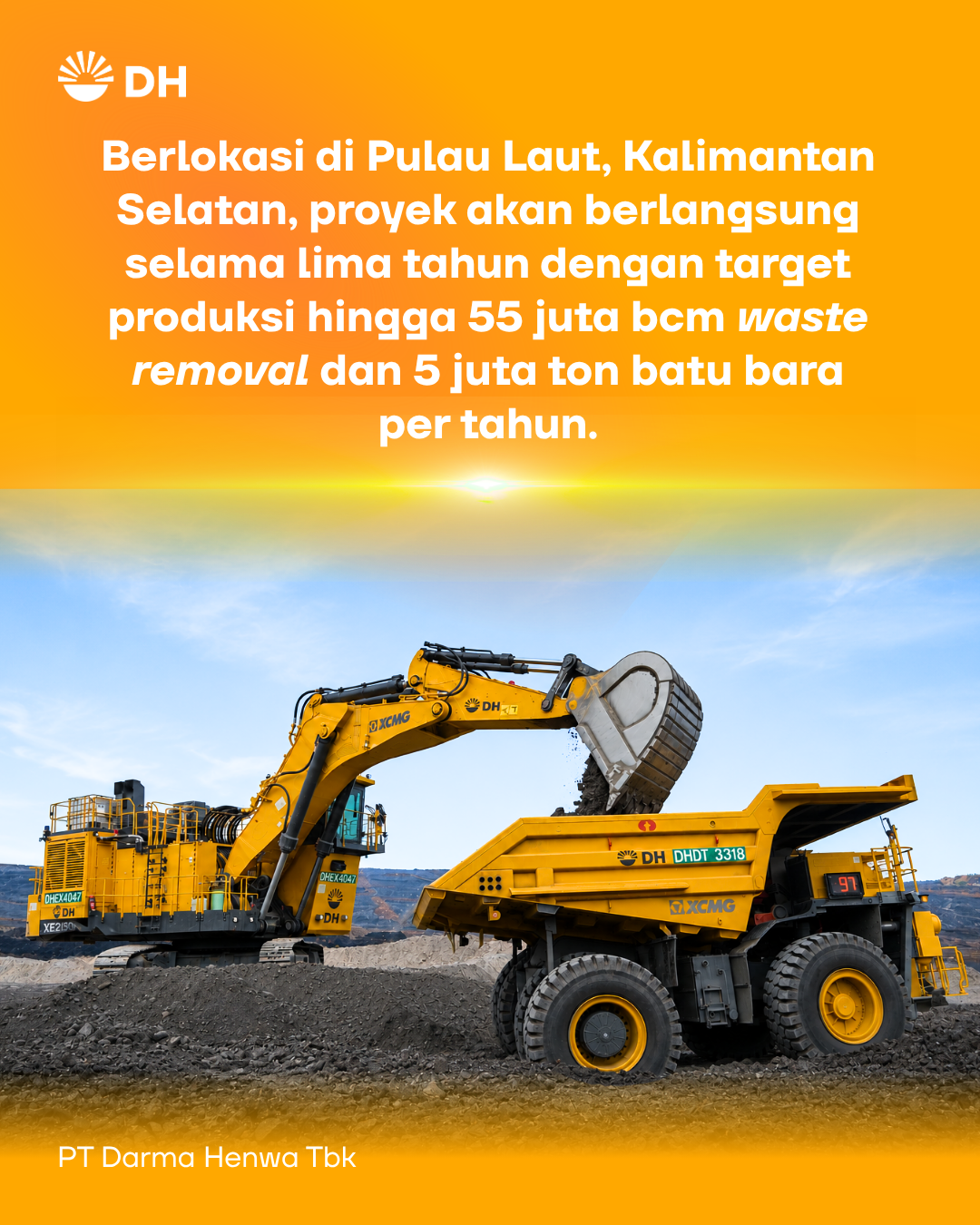 Darma Henwa Raih Kontrak Tambang Rp22 Triliun dari PT Sebuku Sejaka Coal